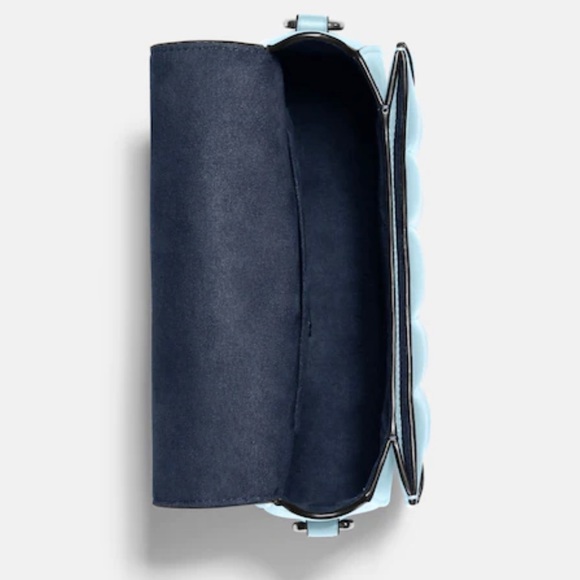 Coach Baby Blue Georgie Crossbody Bag With Puffy Quilting - Picture 2 of 4